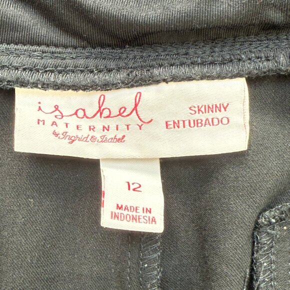 Ingrid and Isabel Maternity Pants - skinny fit, black, size XL - Picture 7 of 7